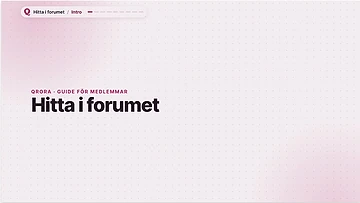 Hitta i forumet preview